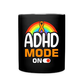 Drôle de dicton sur le TDAH - Mug uni - noir - Devant