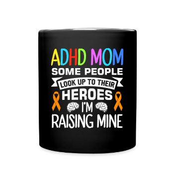 Drôle de dicton sur le TDAH - Mug uni - noir - Devant