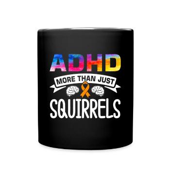 Drôle de dicton sur le TDAH - Mug uni - noir - Devant