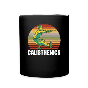 Calisthenics Training Fitness Workout - Full Colour Mug - black - Front