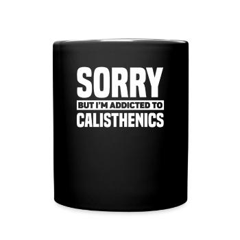 Calisthenics Training Fitness Workout - Full Colour Mug - black - Front