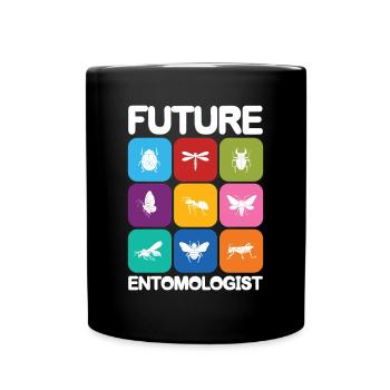 Future Entomologist - Tasse einfarbig - Schwarz - Vorne
