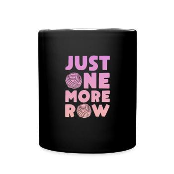 Crochet Knitting Sewing Seamstress Gift - Full Colour Mug - black - Front