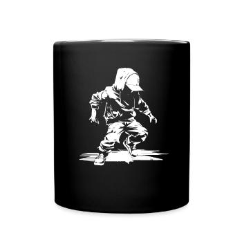 Breakdance Sketch - Full Colour Mug - black - Front
