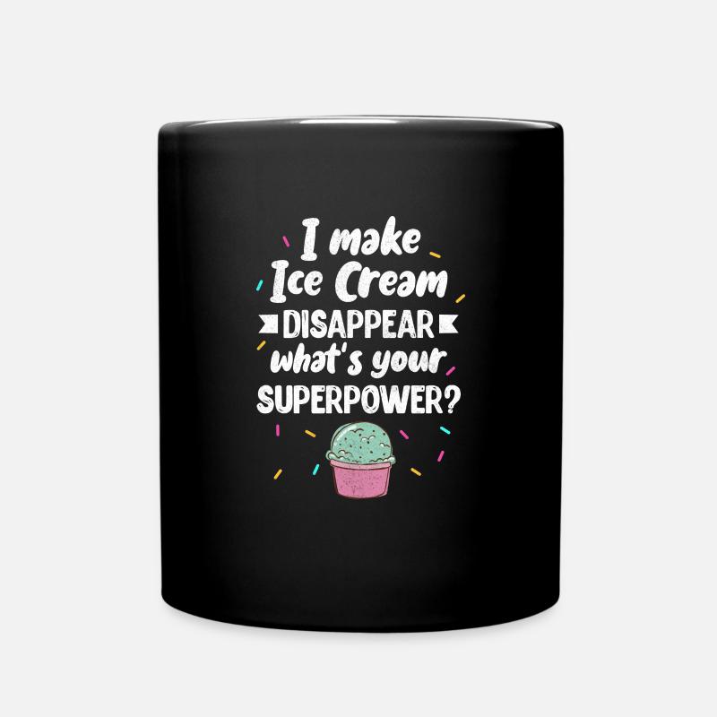 Glace - Mug uni - noir