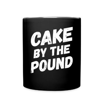 Gâteau d’amoureux des gâteaux - Mug uni - noir - Devant