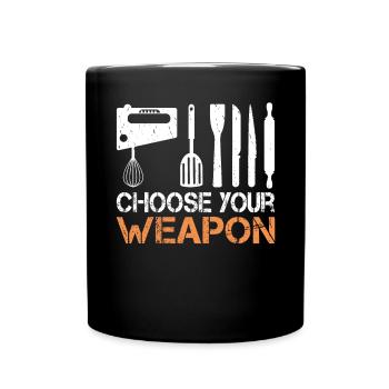 Cake Lover Cake Gift - Full Colour Mug - black - Front