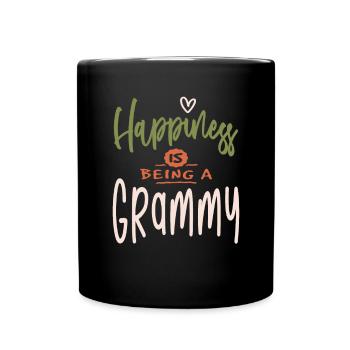 Happiness is Being a Grammy - Mother's Day - Full Colour Mug - black - Front