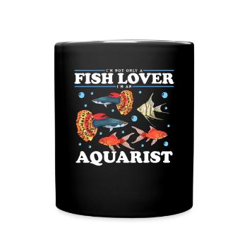 Aquatics Aquarium Aquarist Gift - Full Colour Mug - black - Front