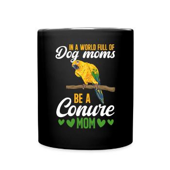 Parakeet Parrot Parakeet Bird - Full Colour Mug - black - Front