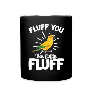 Parakeet Parrot Parakeet Bird - Full Colour Mug - black - Front