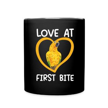Parakeet Parrot Parakeet Bird - Full Colour Mug - black - Front