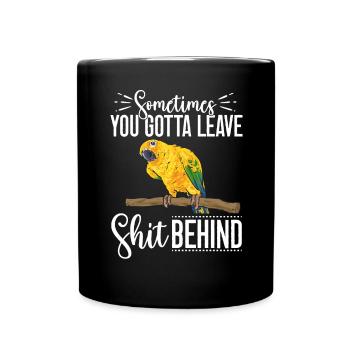 Parakeet Parrot Parakeet Bird - Full Colour Mug - black - Front