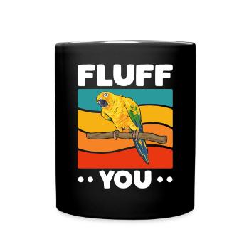 Parakeet Parrot Parakeet Bird - Full Colour Mug - black - Front