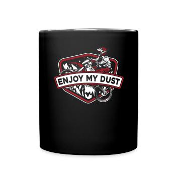Profitez de mes pilotes de supermoto Dust Racing - Mug uni - noir - Devant