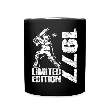 Limited Edition 1977 Limited Edition Cricket - Full Colour Mug - black - Front