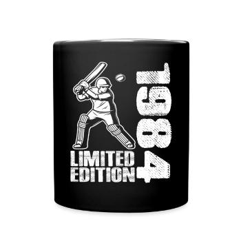 Limited Edition 1984 Limited Edition Cricket - Full Colour Mug - black - Front