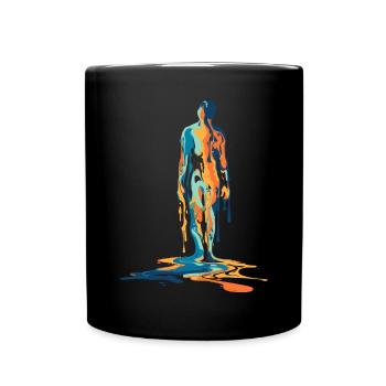 Colorful Melting Man - Full Colour Mug - black - Front