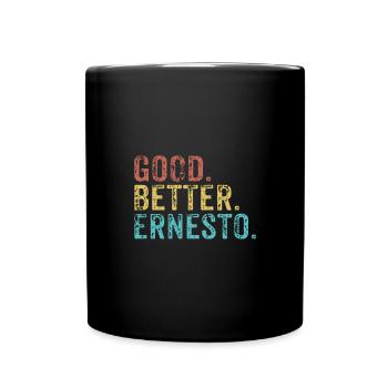 Les mecs cool s’appellent ernesto - Mug uni - noir - Devant