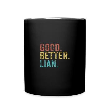 Cool guys are called lian - Full Colour Mug - black - Front