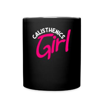 Calisthenics Training Fitness Workout - Full Colour Mug - black - Front