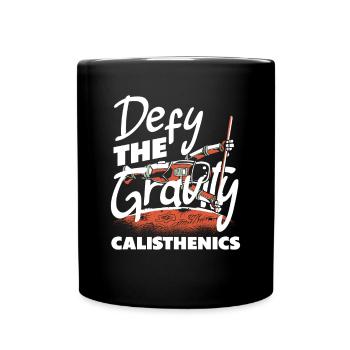 Calisthenics Training Fitness Workout - Full Colour Mug - black - Front