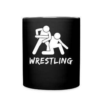 Wrestling - Full Colour Mug - black - Front