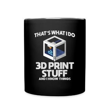 3D Printing - Full Colour Mug - black - Front