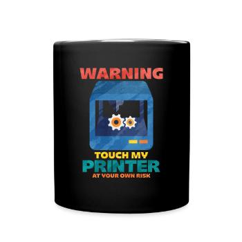 3D Printing - Full Colour Mug - black - Front