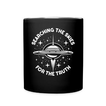 SciFi and Extraterrestrial Aliens and UFO Fan - Full Colour Mug - black - Front