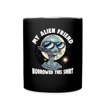 SciFi et extraterrestres extraterrestres et fan d’ovnis - Mug uni - noir - Devant