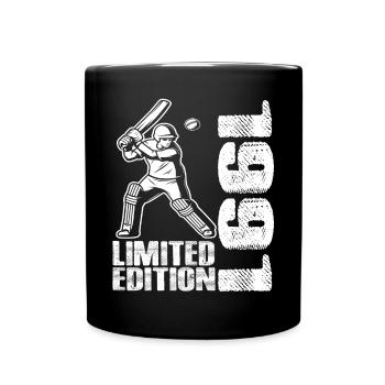 Limited Edition 1991 Limited Edition Cricket - Full Colour Mug - black - Front