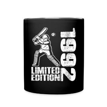 Limited Edition 1992 Limited Edition Cricket - Full Colour Mug - black - Front
