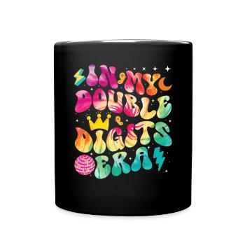 Décoration d’anniversaire à deux chiffres filles 10 - Mug uni - noir - Devant