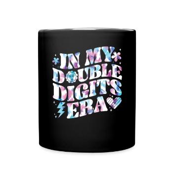 Décoration d’anniversaire à deux chiffres filles 10 - Mug uni - noir - Devant
