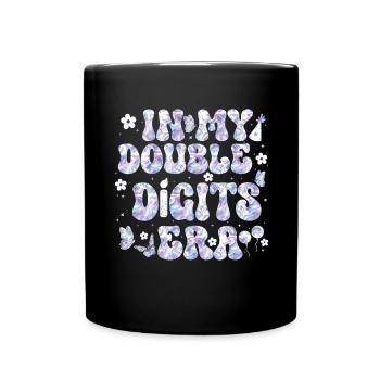 Décoration d’anniversaire à deux chiffres filles 10 - Mug uni - noir - Devant