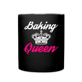 Cake Lover Cake Gift - Full Colour Mug - black - Front