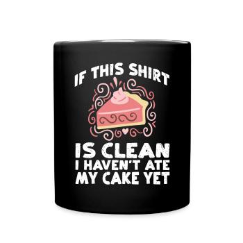 Cake Lover Cake Gift - Full Colour Mug - black - Front