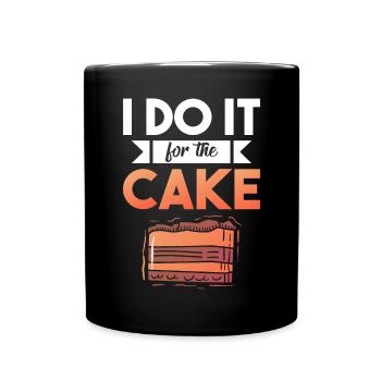 Gâteau d’amoureux des gâteaux - Mug uni - noir - Devant