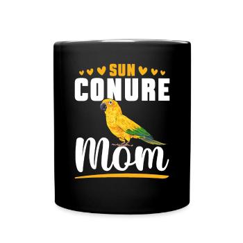 Parakeet Parrot Parakeet Bird - Full Colour Mug - black - Front
