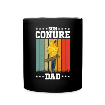Parakeet Parrot Parakeet Bird - Full Colour Mug - black - Front