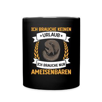 Juste besoin d’un fourmilier Ours mangeur de fourmis - Mug uni - noir - Devant