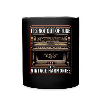 Orchestra piano musician piano teacher outfit - Full Colour Mug - black - Front