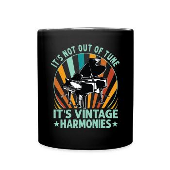 Keyboard-pianist-musiker-musikliebhaber-outfit - Tasse einfarbig - Schwarz - Vorne