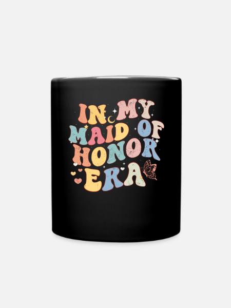 Junggesellin - Tasse einfarbig - Schwarz