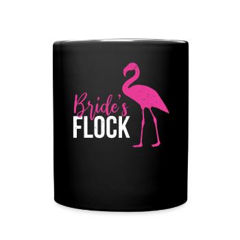Junggesellin - Tasse einfarbig - Schwarz - Vorne
