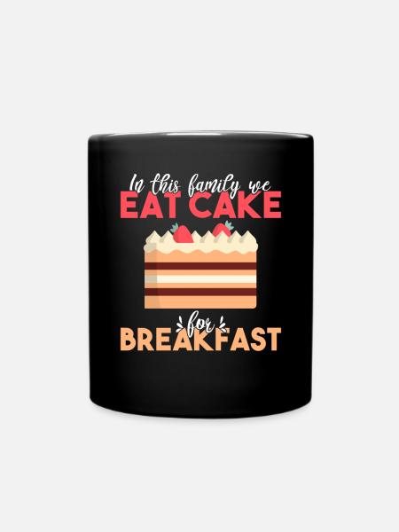 Cake Lover Cake Gift - Tasse einfarbig - Schwarz