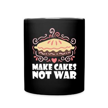 Cadeau de gâteau d’amant de gâteau - Mug uni - noir - Devant