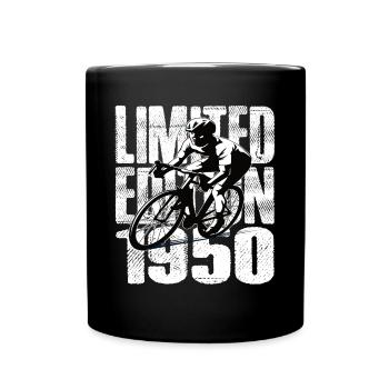 Limited Edition 1950 Limited Edition Geburtstag - Tasse einfarbig - Schwarz - Vorne