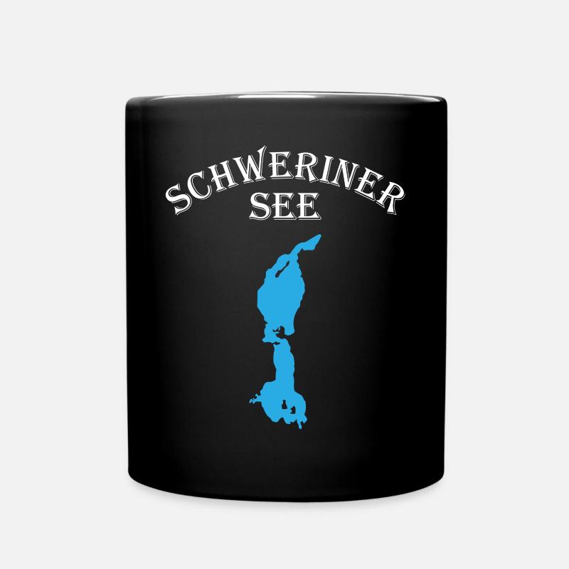 Schweriner See - Naturjuwel - Tasse einfarbig - Schwarz
